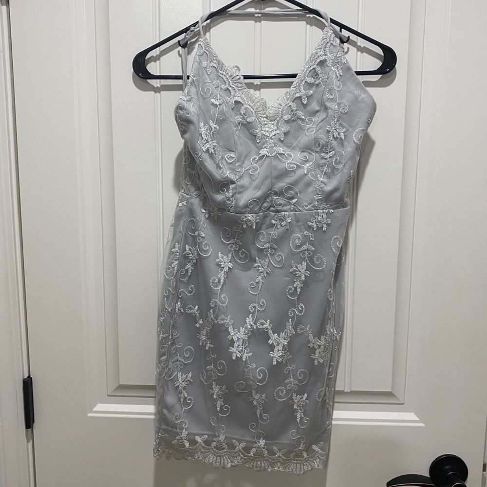 Sexy Silver Papaya dress size small